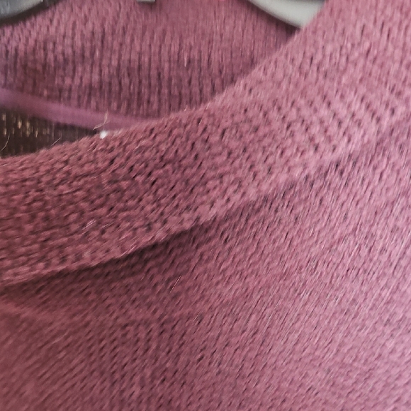 Members Mark Women's Cowl Neck Textured Burgundy Pullover Sweater Size XXL - Picture 3 of 8